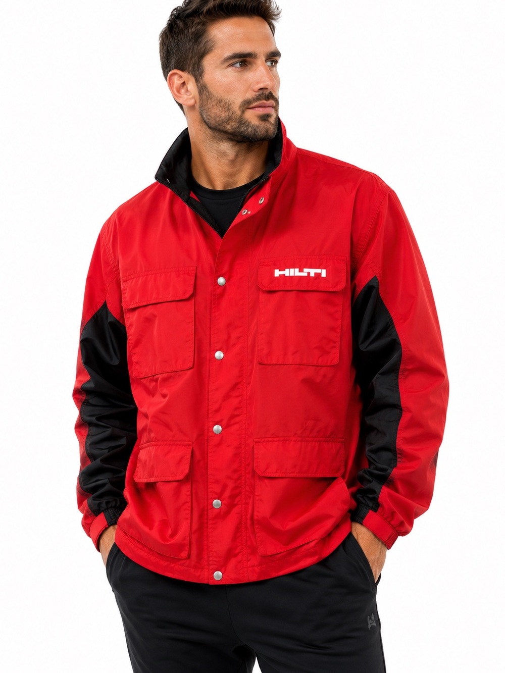 Hilti Tools Men's Red Lined Hooded Jacket size XL